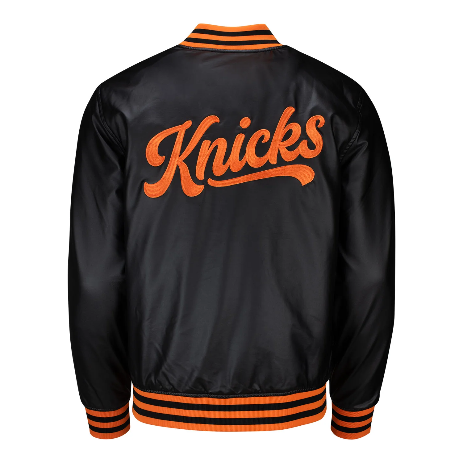 Wild Collective Knicks Metallic Bomber Jacket - Image 2